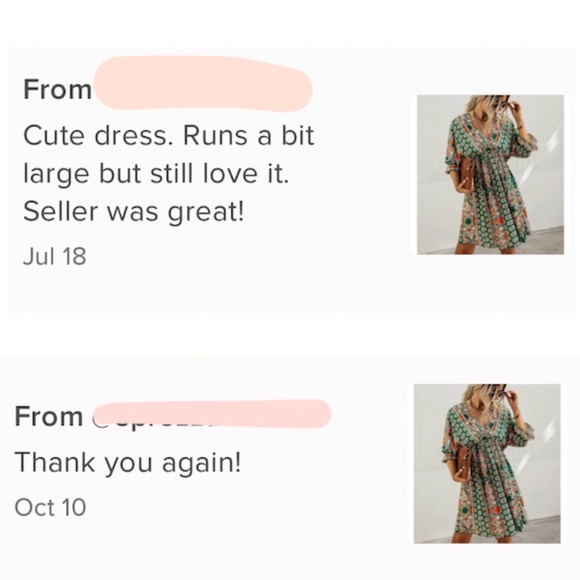 Multicolor Tribal Paisley Print Green Mini Babydoll Dress V-Neck - Picture 6 of 6